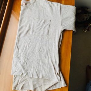 Philosophy Oatmeal Short Sleeve Sweater